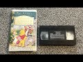 The Many Adventures Of Winnie The Pooh 1996 VHS Horizontal Ink Label Copy Overview 2025 Edition