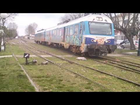 ΟΣΕ ΜΑΝ2000 αμαξοστοιχία 1682 αναχωρεί από τα δίκαια τριγώνου Ορεστιάδας Έβρου 23.2.2022