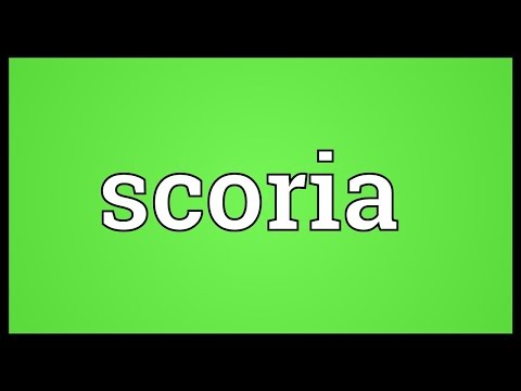 Scoria Meaning