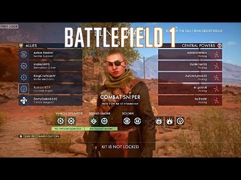 Battlefield 1 - Incursions Gameplay Sinai Desert (No Commentary)