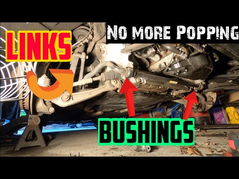 Audi A4 A5 Sway bar Links and Sway Bar Bushings LOUD POP repair