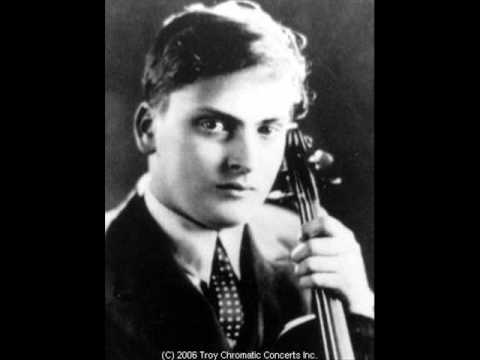 Yehudi Menuhin plays the dance of the goblins by bazzini