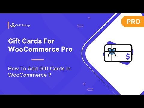présentation du plugin Gift Cards For WooCommerce Pro