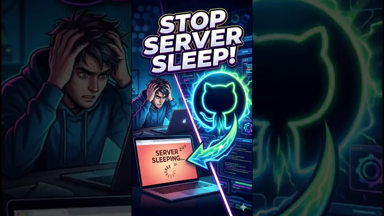 Website Sleeping on Free Hosting? Do This GitHub Hack! 😳
