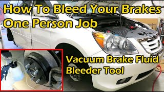 How To Bleed The Brakes By Yourself - Vacuum Brake Fluid Bleeder Tool