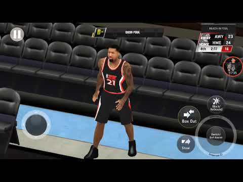 NBA2K20 Mobile My Career #4 First Match Part 3