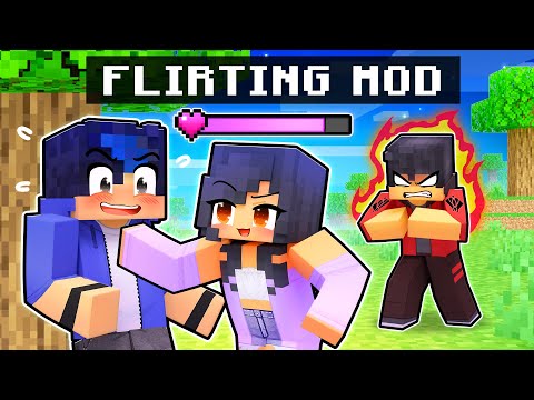 Using The FLIRTING MOD in Minecraft!