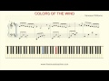 How To Play Piano: "Colors of the Wind" by ...