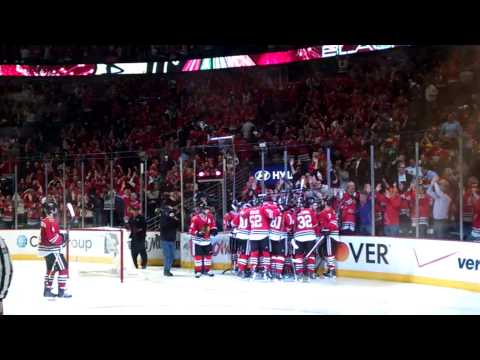 Handzus' Game Winning Goal Double OT Game 5 Hawks vs Kings 5/28/14 HD