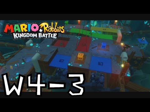 Mario + Rabbids Kingdom Battle | World 4-3 Lava Pit: ...The Tough Get Going | MyoGaming