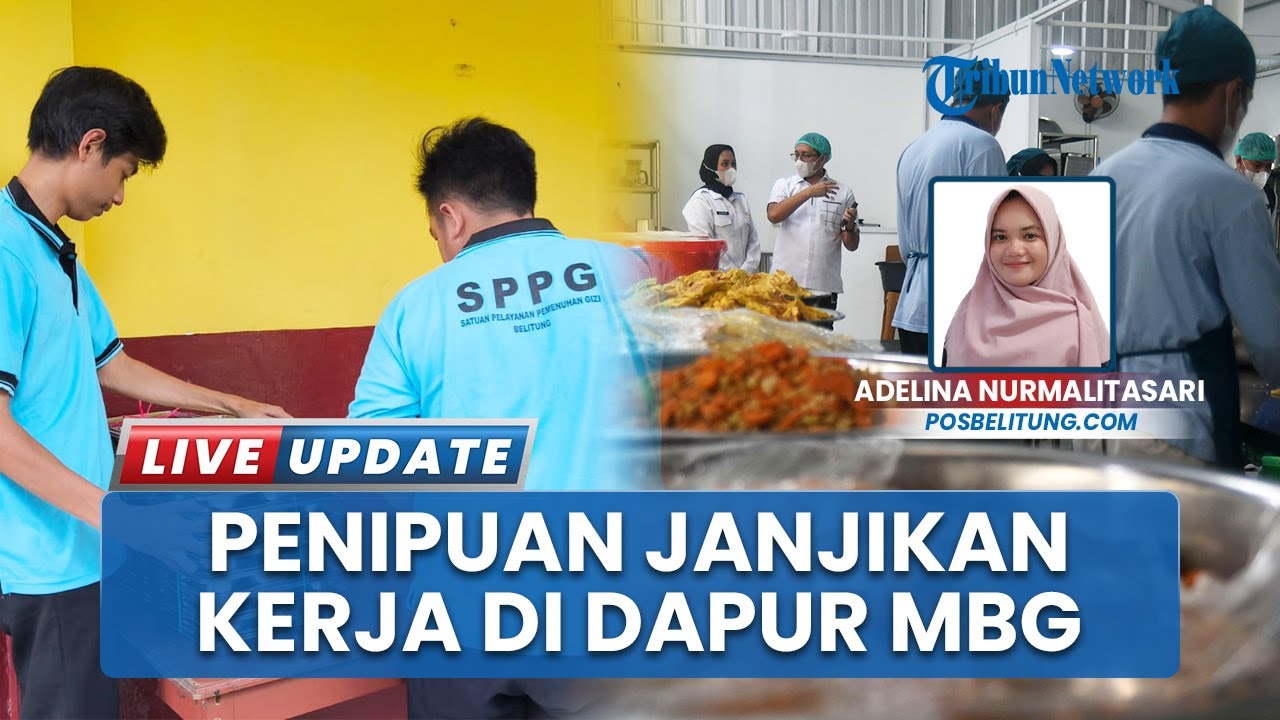 Ratusan Calon Relawan Diduga Tertipu Janji Bekerja di Dapur MBG di Belitung
