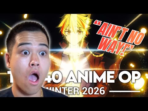 Kuma’s Top 40 Anime Openings Winter 2026 Reaction | Some of These Rankings Are CRAZY!