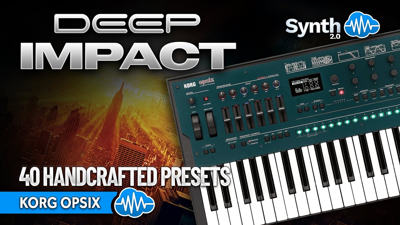 SKL017 - Deep Impact - Korg Opsix / Se ( 40 presets ) - Video Preview 1