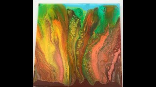 Four Cup Flip and Drag - Fall Foliage