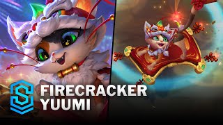 Firecracker Yuumi Skin Spotlight - Pre-Release - PBE Preview - League of Legends