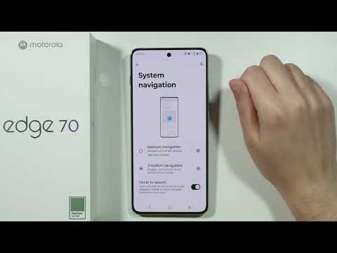 Motorola Edge 70: How to Adjust Gesture Sensitivity