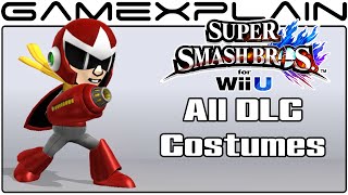All DLC Mii Fighter Costumes in Smash Bros Wii U