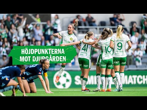 Youtube: HÖJDPUNKTER | Hammarby 4-1 Djurgården | Fjärde raka efter klar derbyseger!