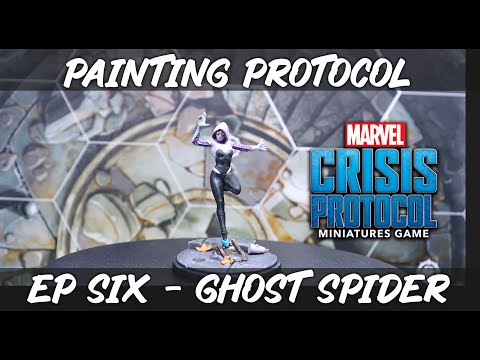 How to Paint Ghost Spider - Marvel Crisis Protocol