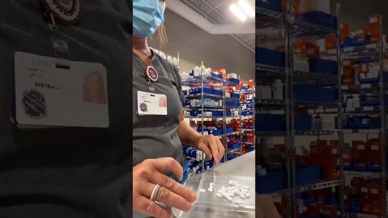 A day in the life of a pharmacist: counting pills and filling prescriptions