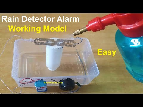 inspire award winning project rain detector working model without sensor automatic howtofunda