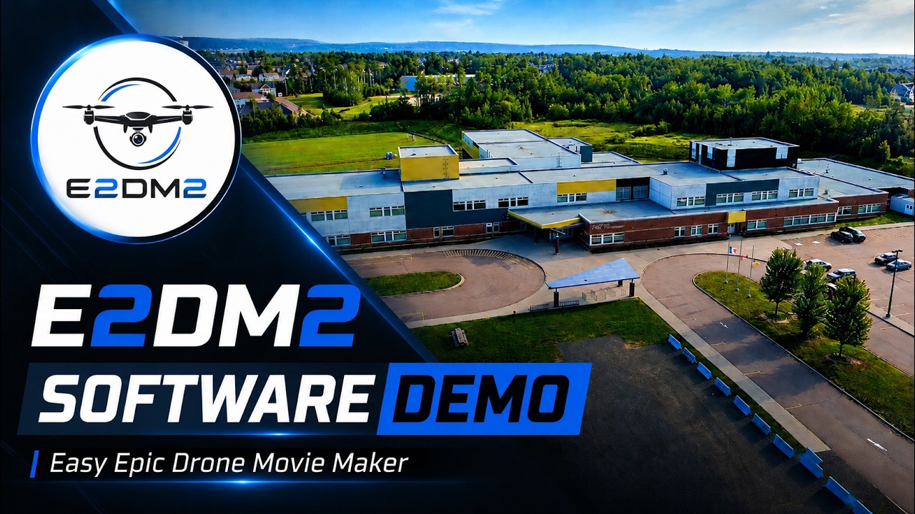 Easy Epic Drone Movie Maker (E2DM2) official video demo walkthrough preview