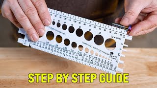 أداة لمعرفة قياس جميع المسامير والصواميل بكافة الق...