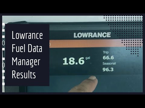 Lowrance Fuel Data Manager Results