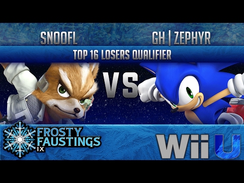 FFIX Smash 4 TOP 16 LOSERS QUALIFIER - SNooFL (Fox) vs GH | Zephyr (Sonic)