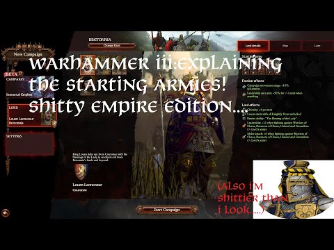 Explaining the Starting armies for Bretonnia: Warhammer 3 Total War