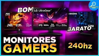 ????TOP 3 MONITORES GAMER BOM E BARATO em 2025 | Qual o Melhor Samsung, LG ou AOC?