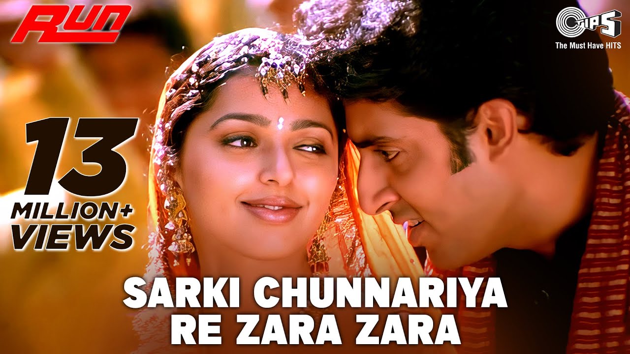 Sarki Chunariya Re Zara Zara Lyrics  | Run | Abhishek Bachchan, Bhumika Chawla | Alka Yagnik, Udit Narayan | Himesh Reshammiya