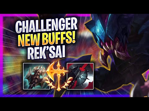 KOREAN CHALLENGER TRIES REK'SAI WITH NEW BUFFS! - Korean Challenger Plays Rek'sai JUNGLE vs Karthus!