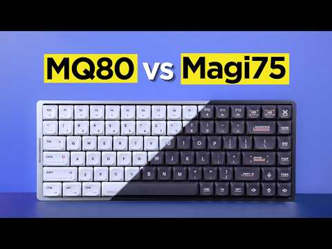 IQUNIX MQ80 vs Magi75：ロープロファイルメカニカルキーボード比較