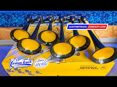 Klaxon Basuri 3.0 Baby Shark 12/24V 20 Musiques Puissantes #basuriv3 #horn | Custom Truck Concept