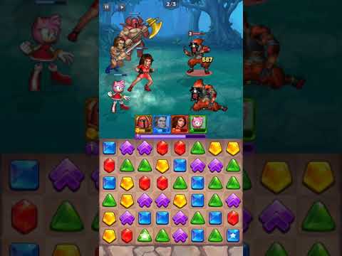 Sega Heroes stage 54 All stars android ios gameplay