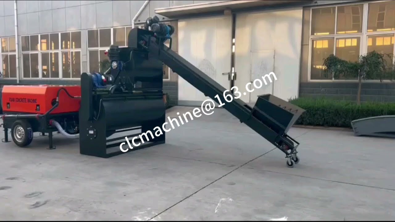 Small automatic cellular lightweight concrete block production line