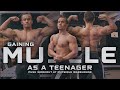 GAINING MUSCLE AS A TEENAGER | PUSH WORKOUT AND POSING PRACTICE