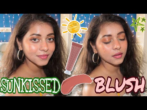 Sunkissed Look Using the New Kay Beauty Creme Blush - RUSTIC RUSH | Demo, First Impressions, Review