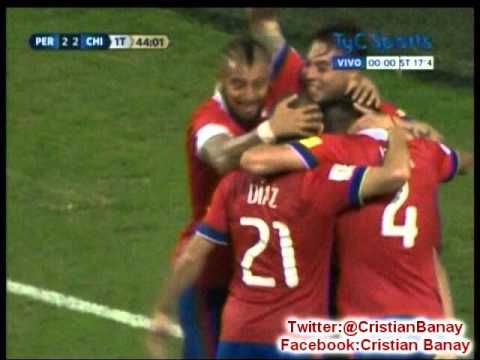 (Partidazo) Peru 3 Chile 4 (Tyc Sports) Eliminatorias Rusia 2018 Los goles