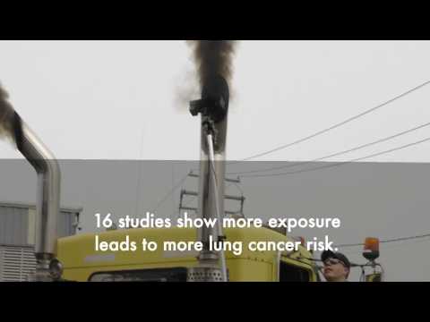 Diesel exhaust and lung cancer