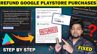 Google Play Purchase Refund💯| How To Get Refund From Playstore | Google Playstore Se Refund Kaise Le