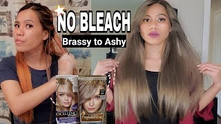 Dying My Hair Ash Brown again | Loreal Excellence 8UA Ultra Ash Medium & Soft Silver Blonde 8S
