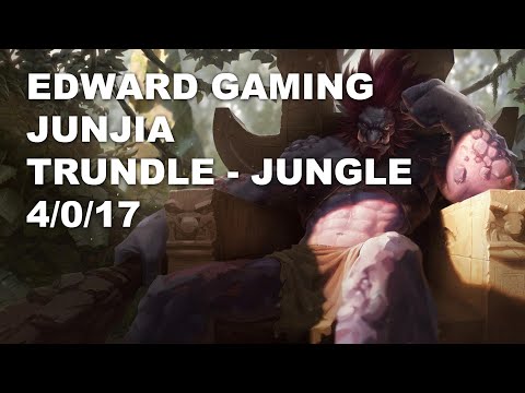 EDward Gaming JunJia Jungle Trundle vs Olaf - KR Grandmaster Patch 10.9