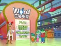 LeapFrog Word Caper 2010 DVD Main Menu 1