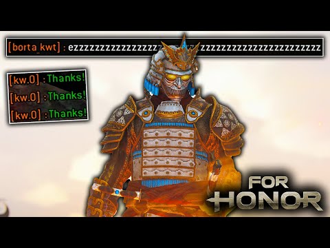 Salty team shredded by Platinum Orochi [For Honor]
