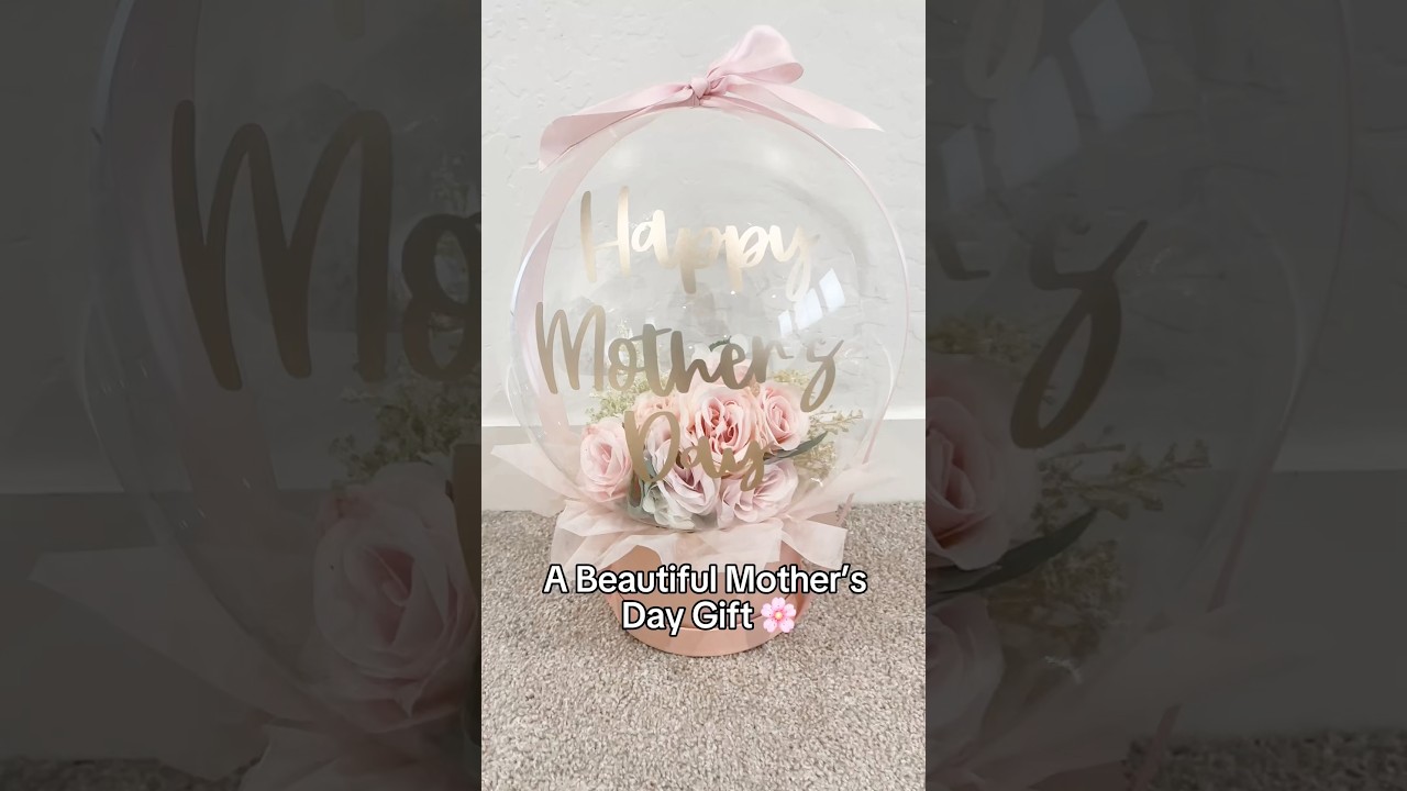 DIY Bubble Balloon Flower Bouquet Gift Tutorial | Balloon Arrangement for Special Occasions 🌸