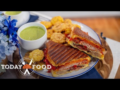 Mojo roast pork Cuban sandwich with plantains: Get the recipes
