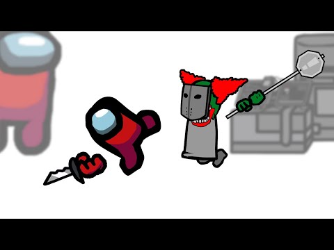 Mini Crewmate Kills 7 Madness Combat Characters | Among Us