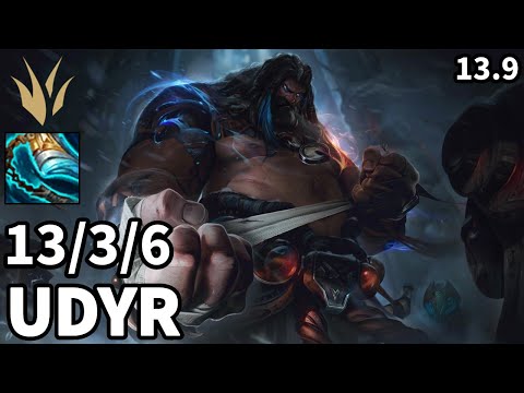 Udyr Jungle vs Maokai - KR Master  | Patch 13.9
